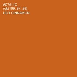 #C7611C - Hot Cinnamon Color Image